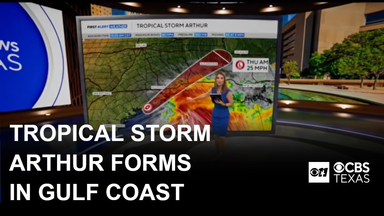 Tropical Storm Arthur forms off Gulf Coast as extreme heat expected for North Texas