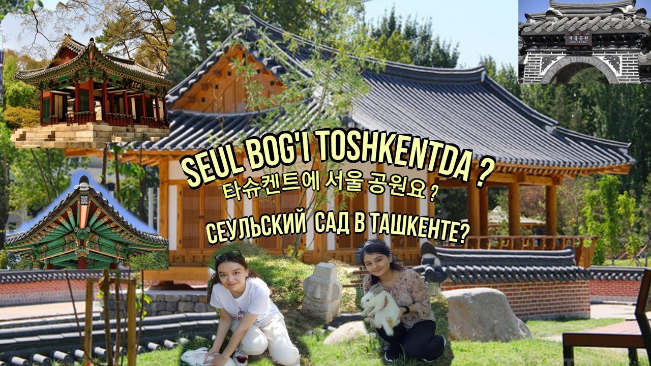Seul bog'i Toshkentda ? Сеульский сад в Ташкенте ?  타슈켄트에 서울 공원요 ?  #Seul #공원 #공원 #타슈켄트에