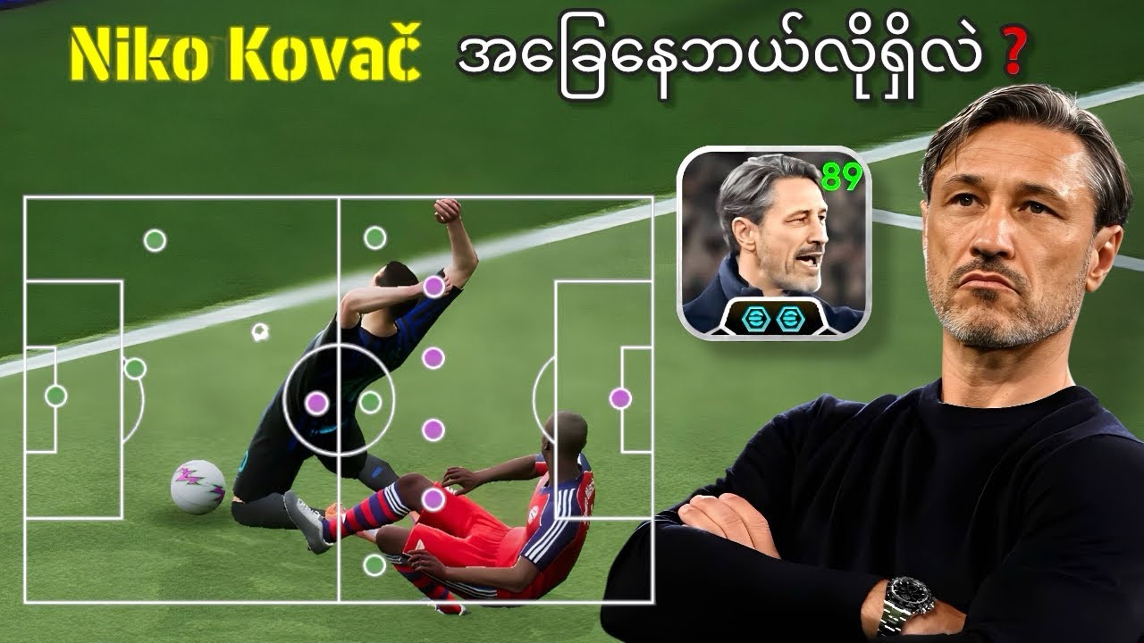 Niko Kovac ✅ နဲ့ Ingame မှာဆော့ရတဲ့အခြေနေဘယ်လိုရှိလဲ❓Online Match Review Video ✔️