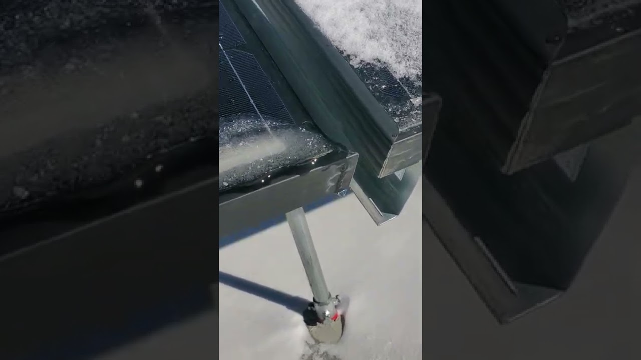 solar snow melting