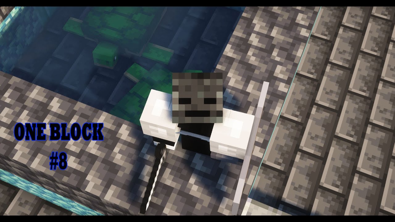 MINECRAFT ONE BLOCK #8 ME VISITA TROTUMAN Y SU AMIGA