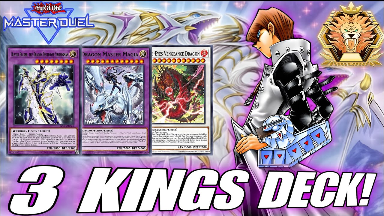 3 LEGENDARY BOSSES in ONE Deck!🔥 Blue-Eyes Buster Blader Magia | Master Duel