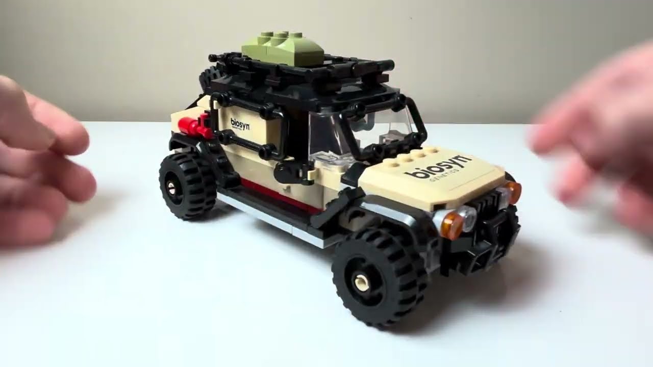 Учебное пособие по сборке джипа LEGO Biosyn