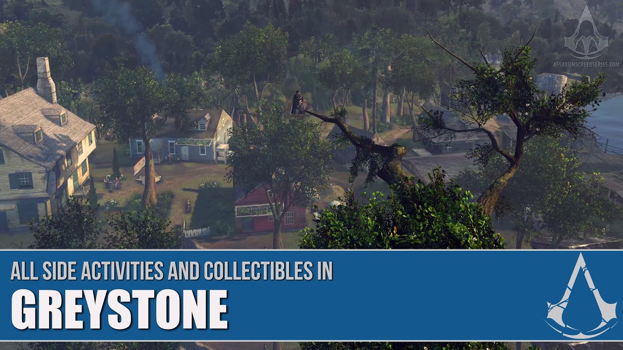 Assassin's Creed Rogue - All Side Activities & Collectibles in Greystone