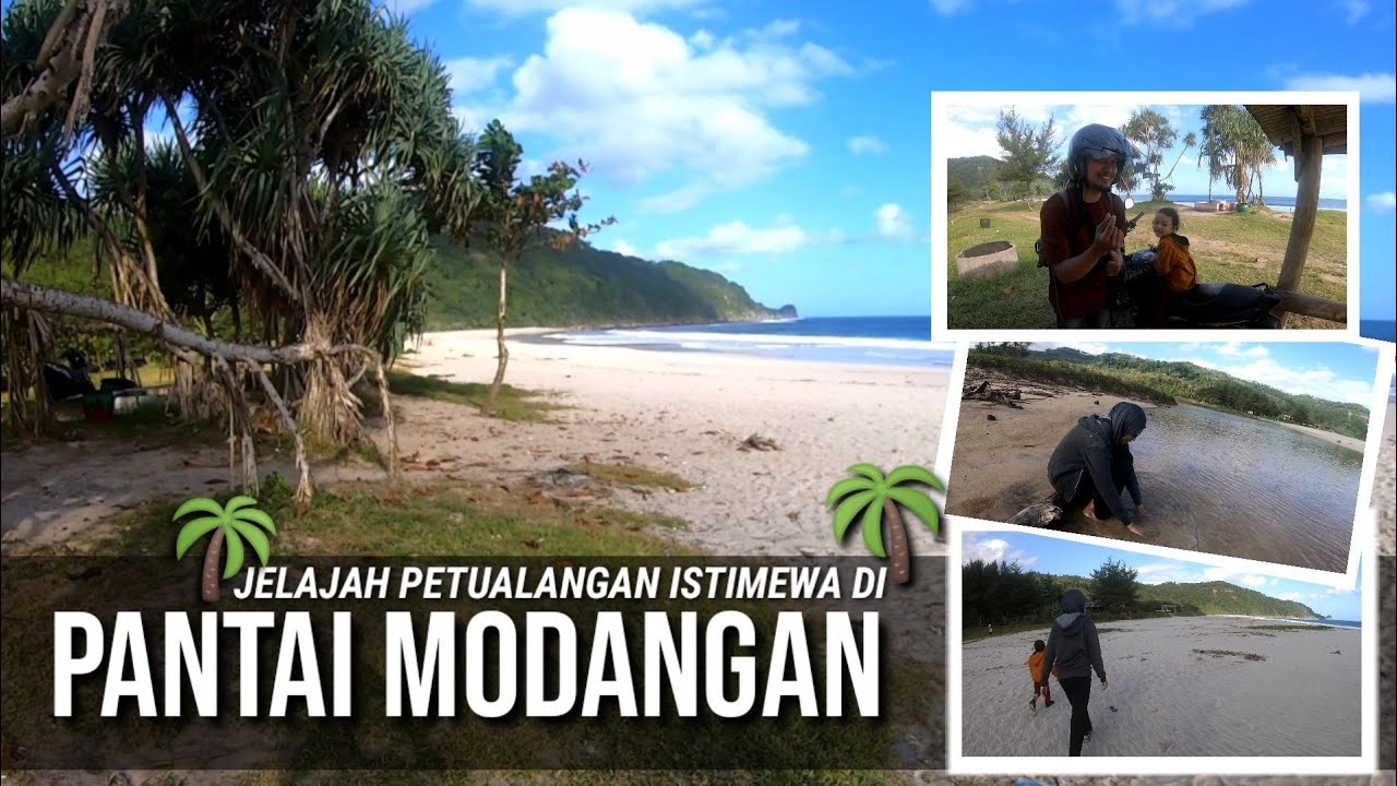 Pesona di PANTAI MODANGAN, Malang Jawa Timur. Petualangan Seru Saat Liburan.