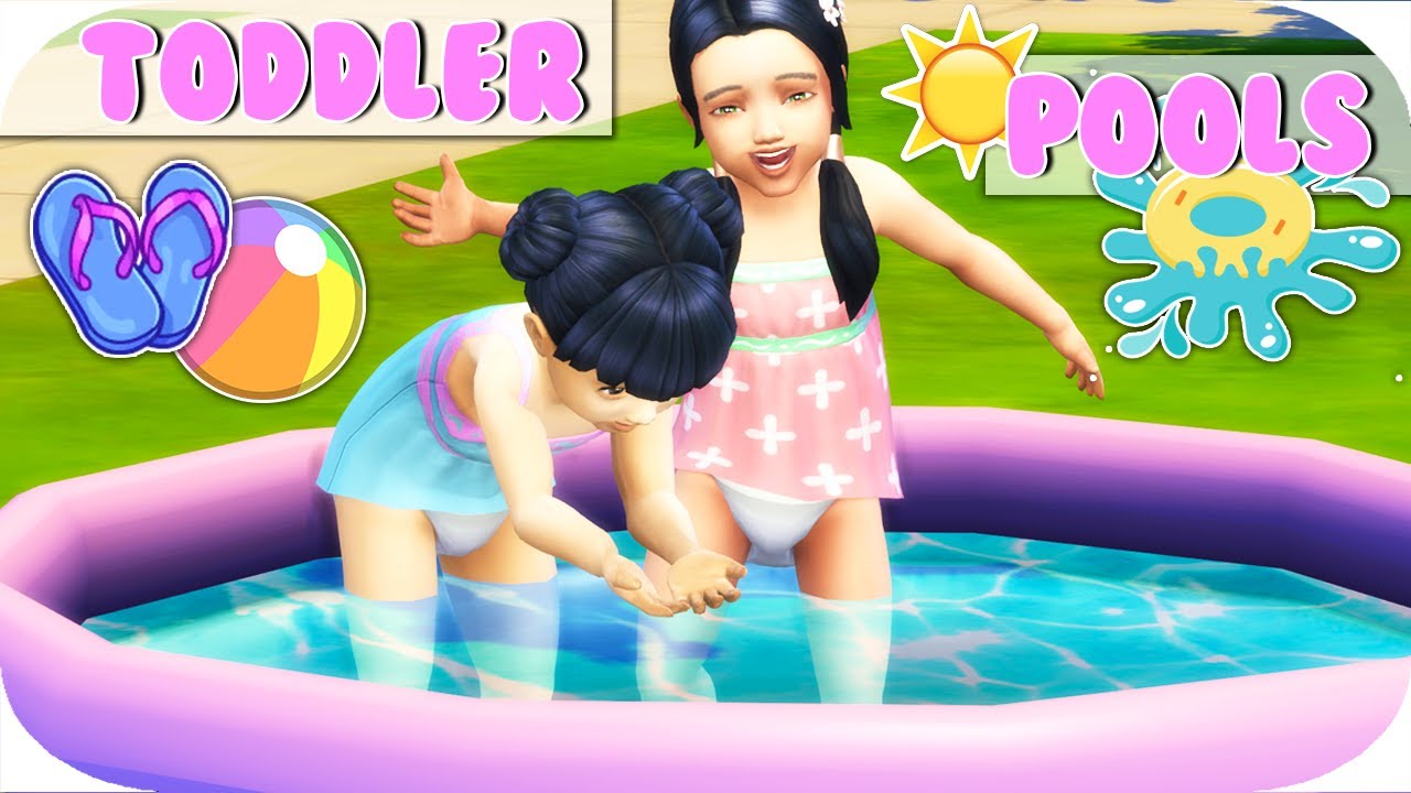 THE SIMS 4 | FUNCTIONAL TODDLER POOLS, BALL PIT & TRAMPOLINE!🏊😍