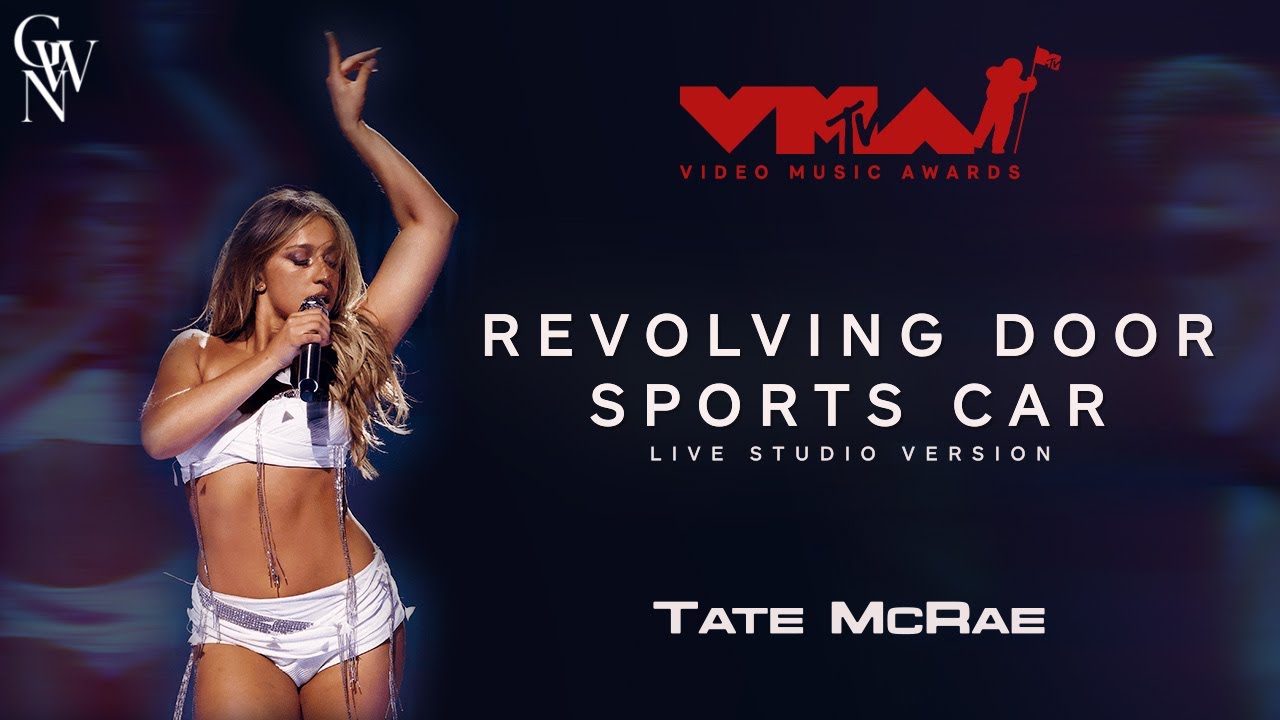 Tate McRae - Revolving door / Sports car (Live Studio Version) [2025 VMAs]