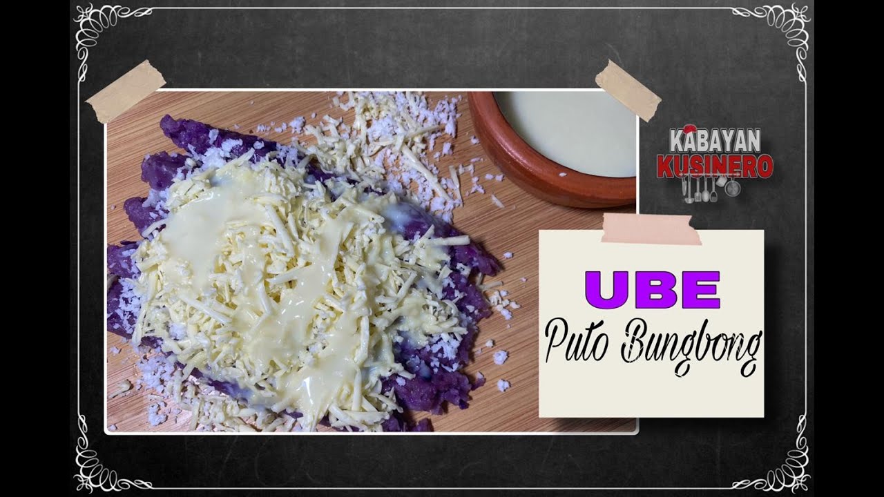 UBE (Purple Yam)  PUTO BUNGBONG without Bamboo Steamer