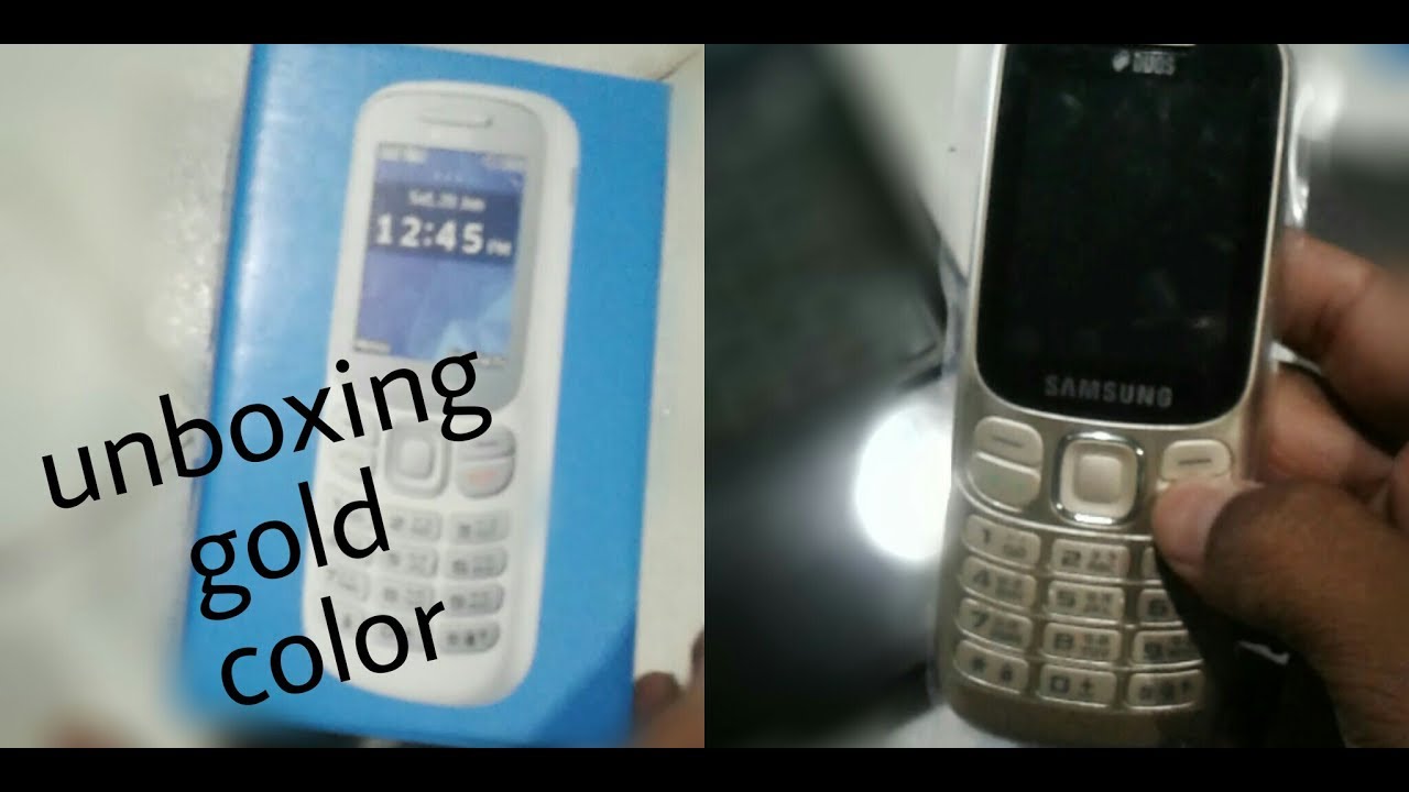 Samsung keypad 313 : Gold color | First Look | Hands on | Hindi हिन्दी
