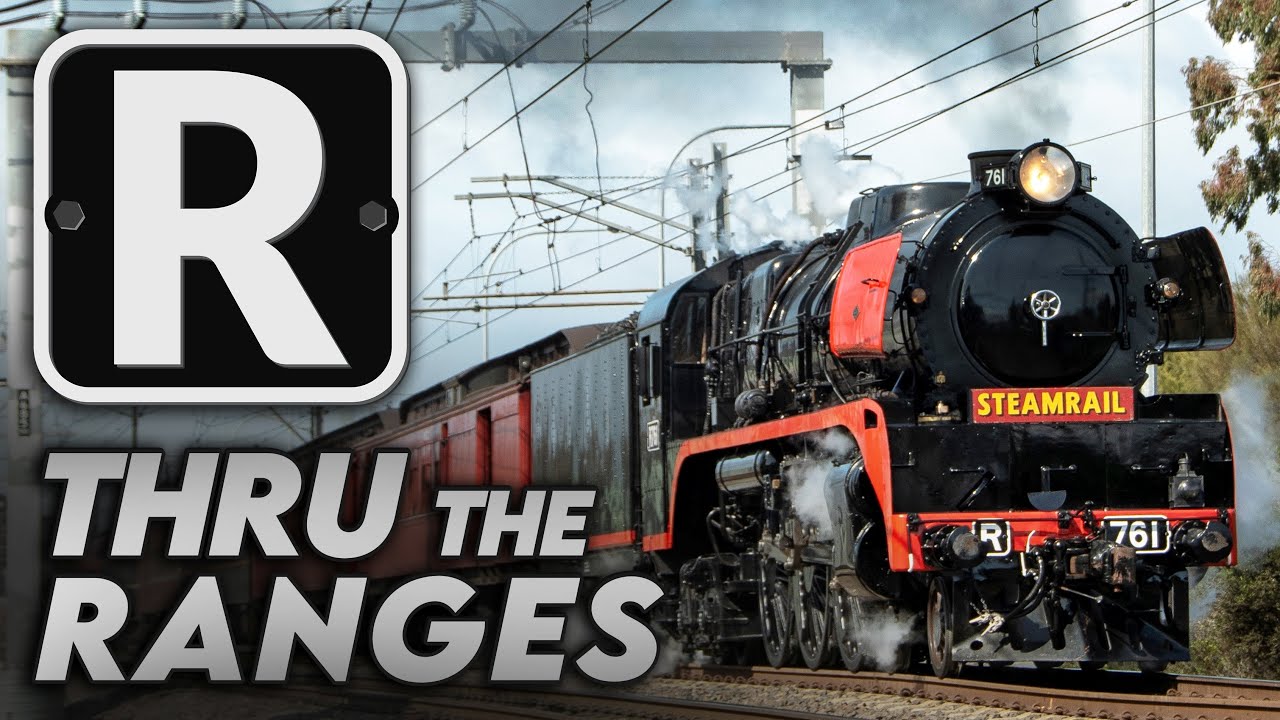 R Thru the Ranges | Steamrail Victoria's Vintage Train to Castlemaine (R761)