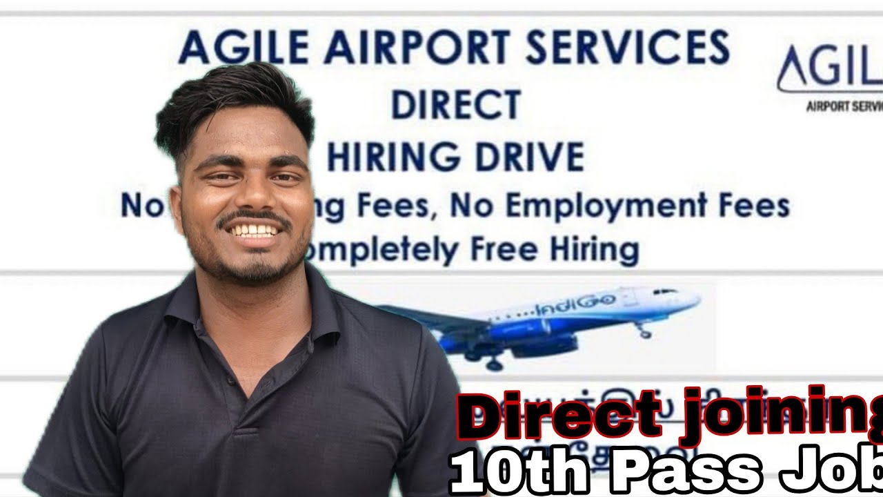 10th Pass Job Requirements | Male & female | Direct joining Ahmedabad Airport Job All Information💯✈️