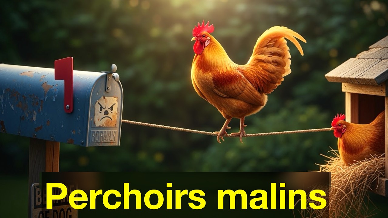 Perchoirs pour poules : astuces pour d&eacute;butants et s&eacute;curit&eacute; 👍
