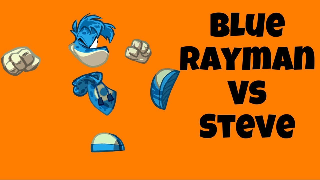 Super Smash Bros Ultimate - Blue Rayman vs Steve (SSBU)