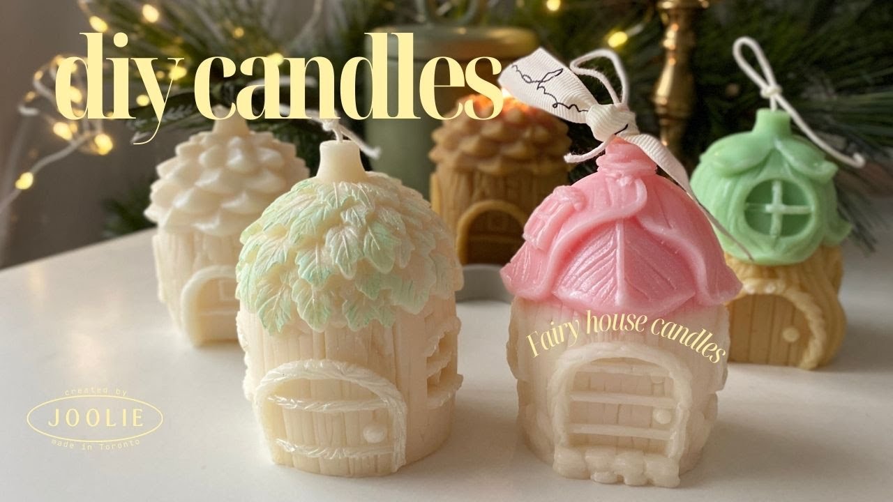 Let's make Fairy House Candle | aesthetic candle Christmas gift ideas Boowan Nicole