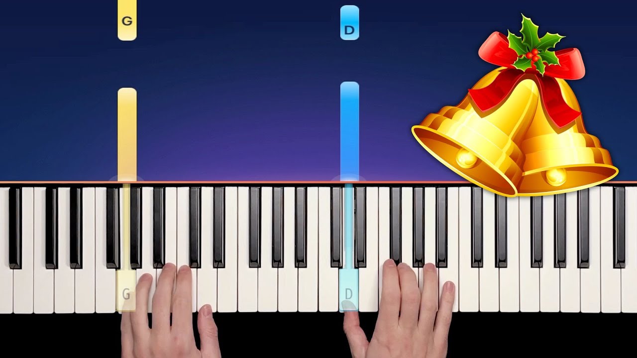 Jingle Bells - Рождественский урок игры на фортепиано