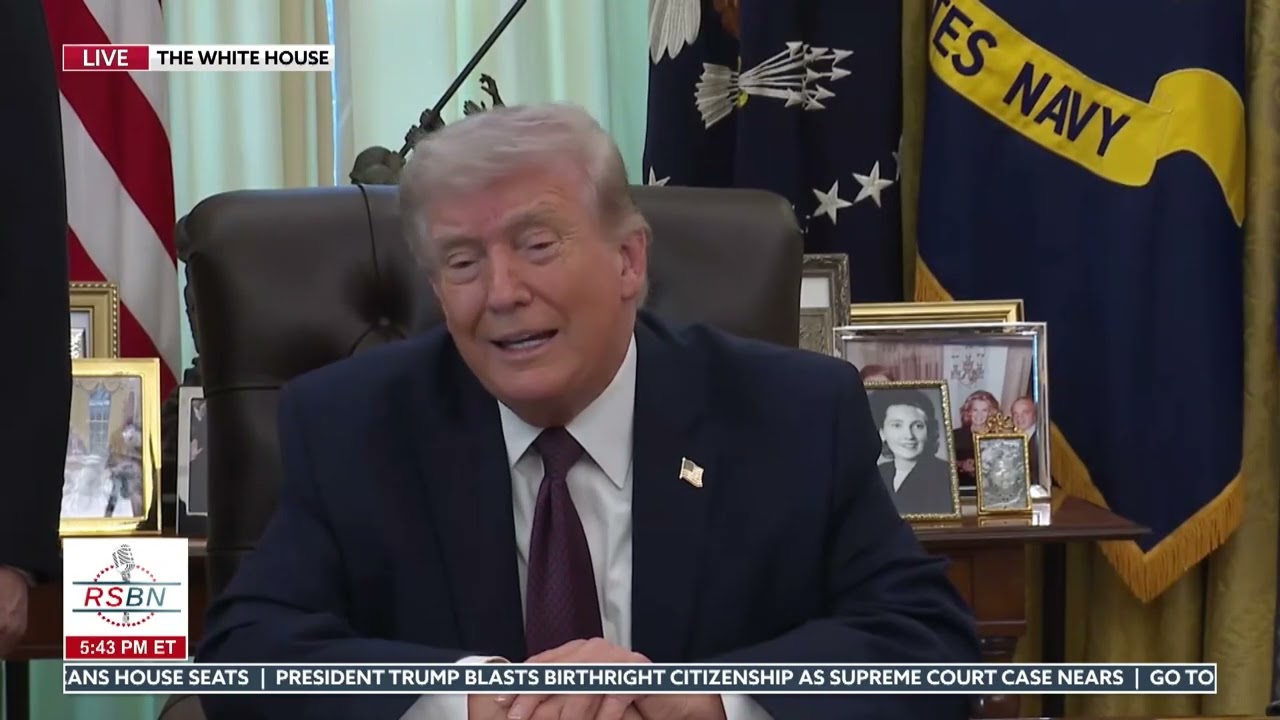 ПОЛНАЯ ИНФОРМАЦИЯ О МЕРОПРИЯТИИ: Президент Трамп подписывает исполнительный указ и отвечает на во...