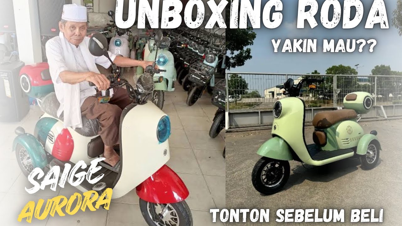 UNBOXING Sepeda Listrik Roda 3 Terbaru 2026 Beli Langsung Yg mau Sebelum Kehabisan Ini beneran bagus