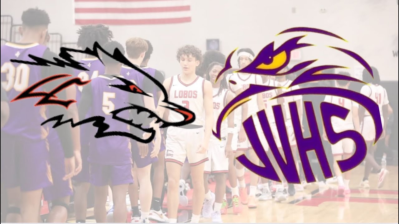 Jersey Village vs Langham Creek basketball game.