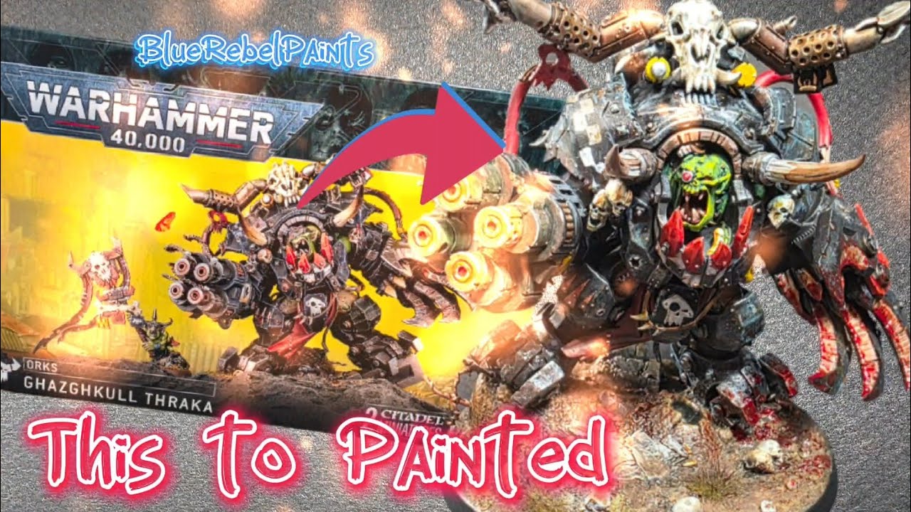 Painting Warhammer40k's Ghazghkull