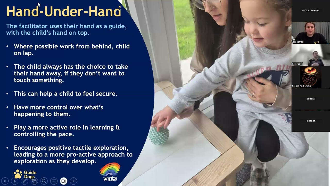 VICTA - Empowering children and young adults who are blind or partially sighted.