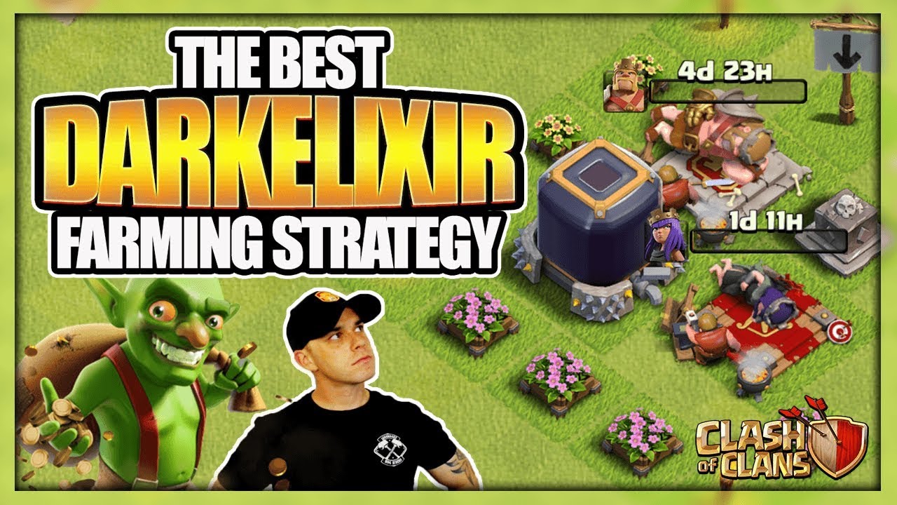 The Best TH 9 Dark Elixir Farming Strategy 2017 | No Hero Dark Elixir Farming Army | Clash of Clans