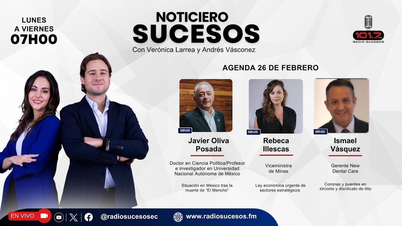 Noticiero Sucesos - 26 de febrero de 2026
