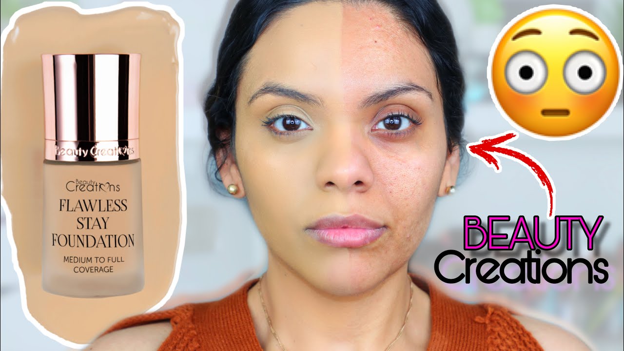 BEAUTY CREATIONS FOUNDATION - RESEÑA DE LA NUEVA BASE FLAWLESS STAY FOUNDATION -QUE COBERTURA OMG!😦