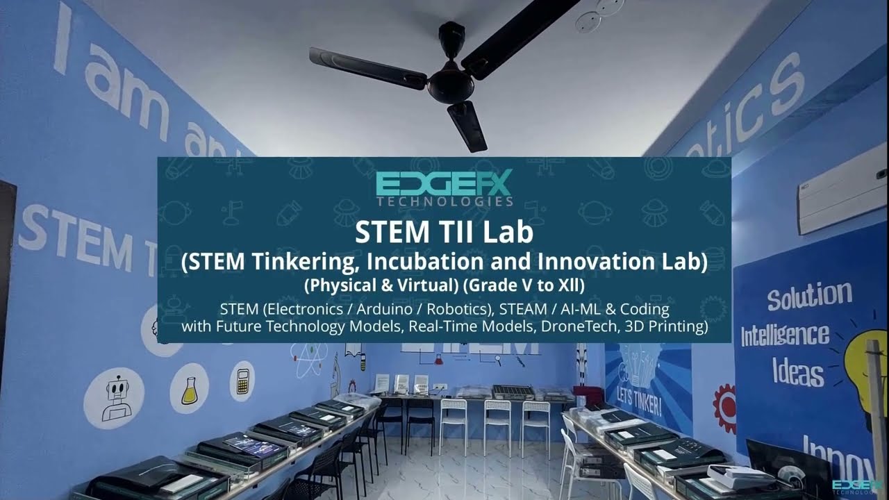 EdgeFX STEM TII Lab STEM Tinkering, Incubation and Innovation Lab with AIoT Projects