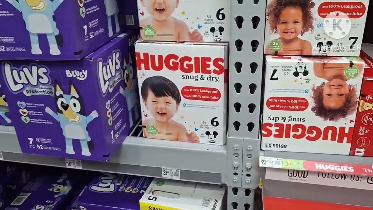 WALMART BABY DEPARTMENT WALK-THRU!