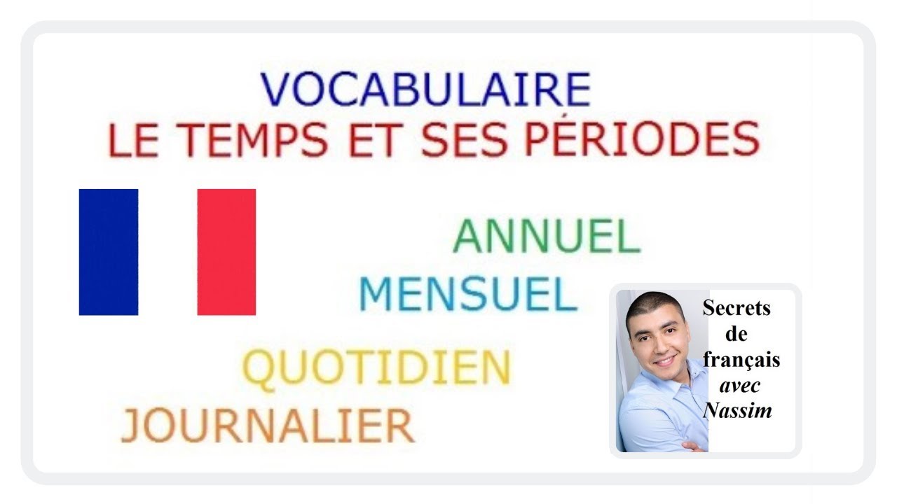 JOURNALIER, QUOTIDIEN, HEBDOMADAIRE, MENSUEL... * Apprendre &agrave; parler le fran&ccedil;ais