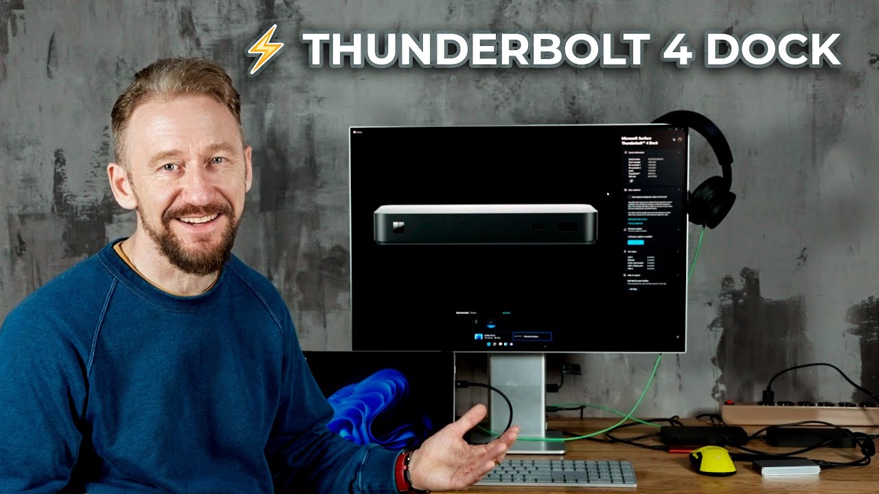 Обзор док-станции Microsoft Surface Thunderbolt 4 Dock