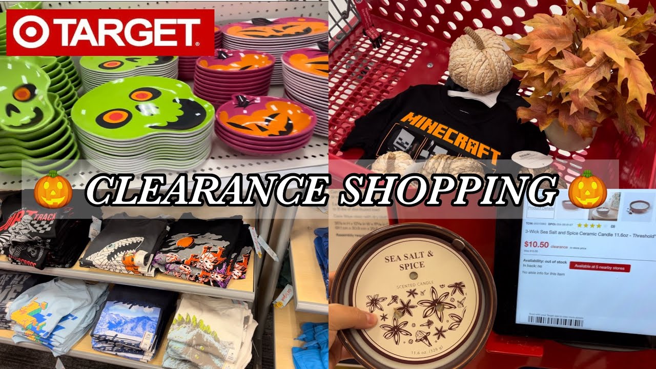HALLOWEEN CLEARANCE SHOPPING @ TARGET 🎯 - 30% TO 50% OFF ‼️🎃🍁🍂