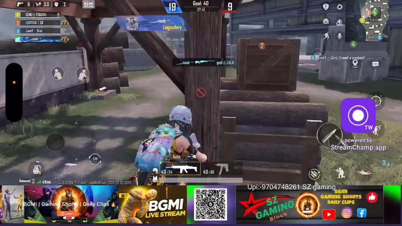 SZGAMING LIVE 🔴 | BGMI Rank Push | Intense Clutch Gameplay 😎🔥