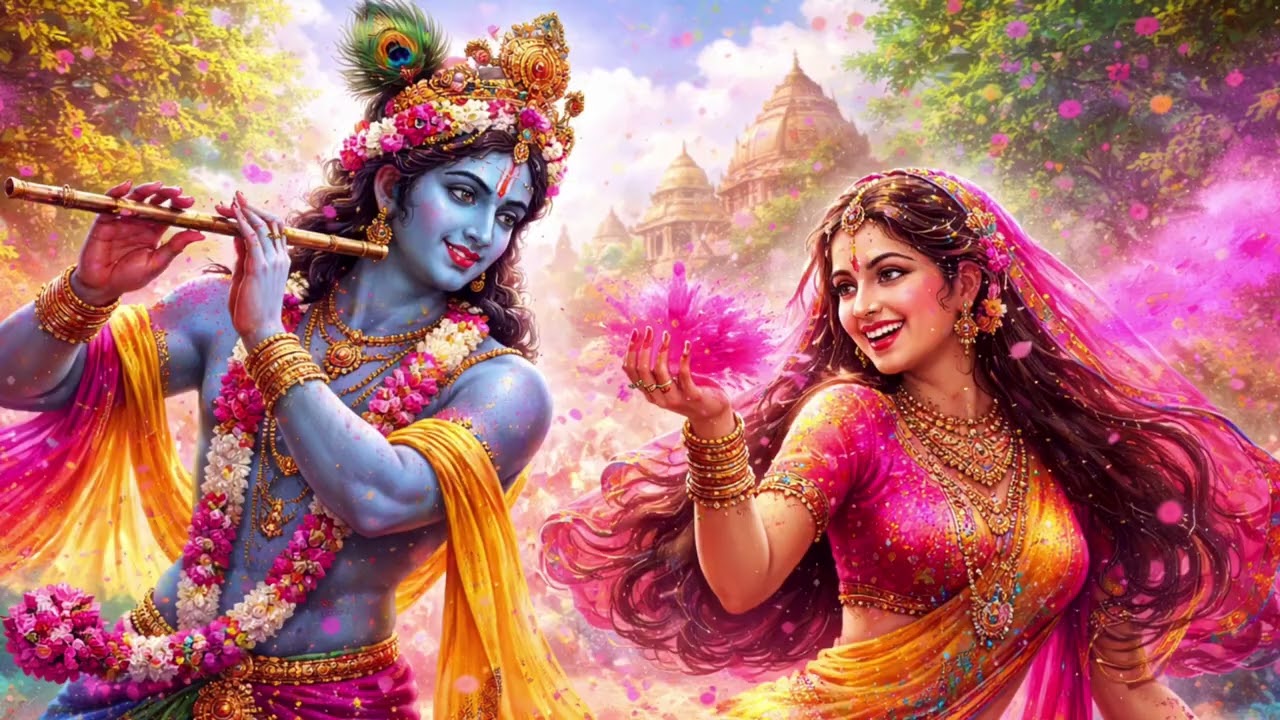 “Banke Bihari Holi Special 2026” |Krishna Holi Bhajan  | Radha Krishna Holi Song 🌈🙏