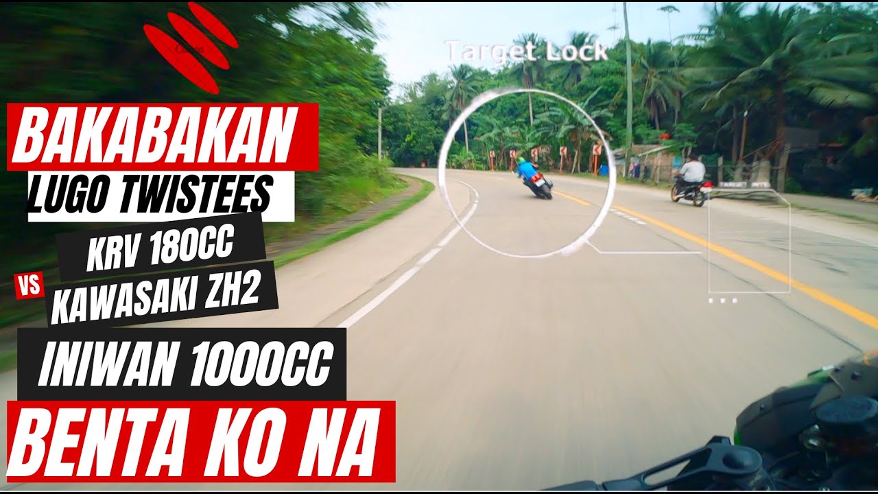 Part 1: BAKBAKAN  KYMCO KRV 180cc vs KAWASAKI ZH2, Iniwan ang 1000cc Turbo Charged. Watch it Now!!!
