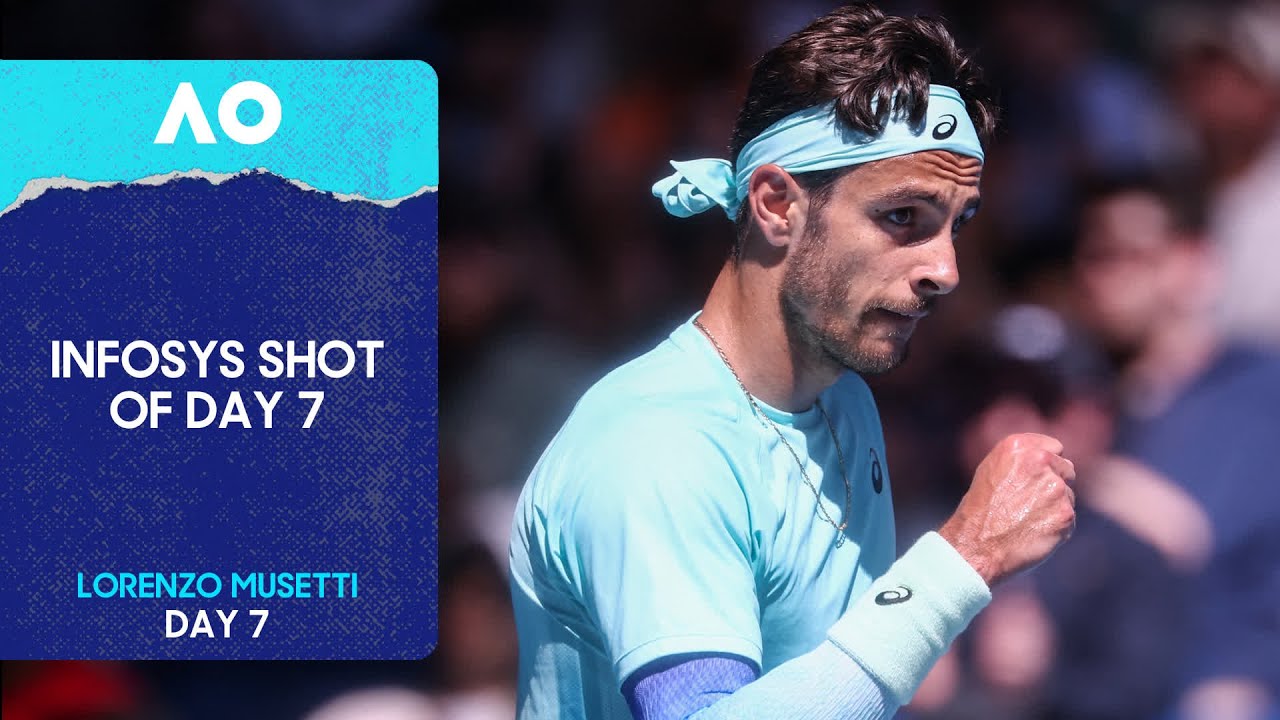 Madness from Lorenzo Musetti! | Infosys Shot of Day 7 | Australian Open 2026
