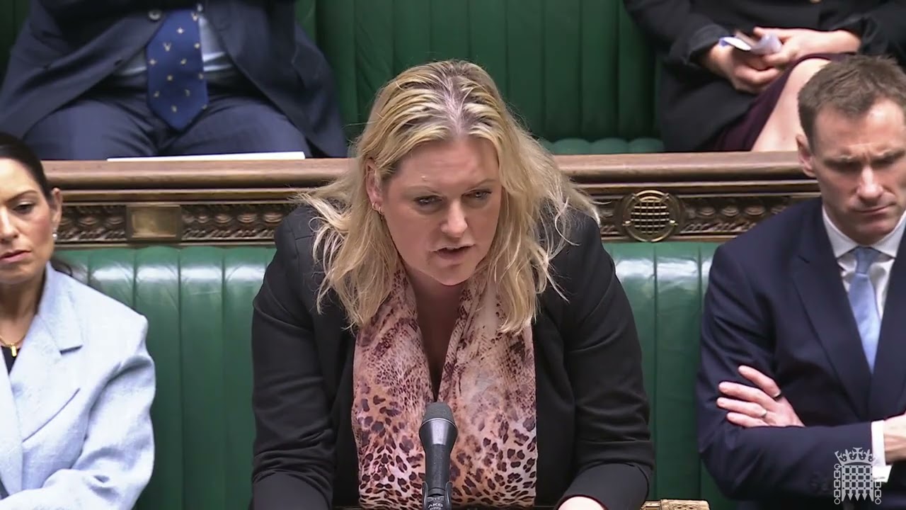 Mims Davies MP speaks in Chamber as Shadow Secretary of State for Wales
