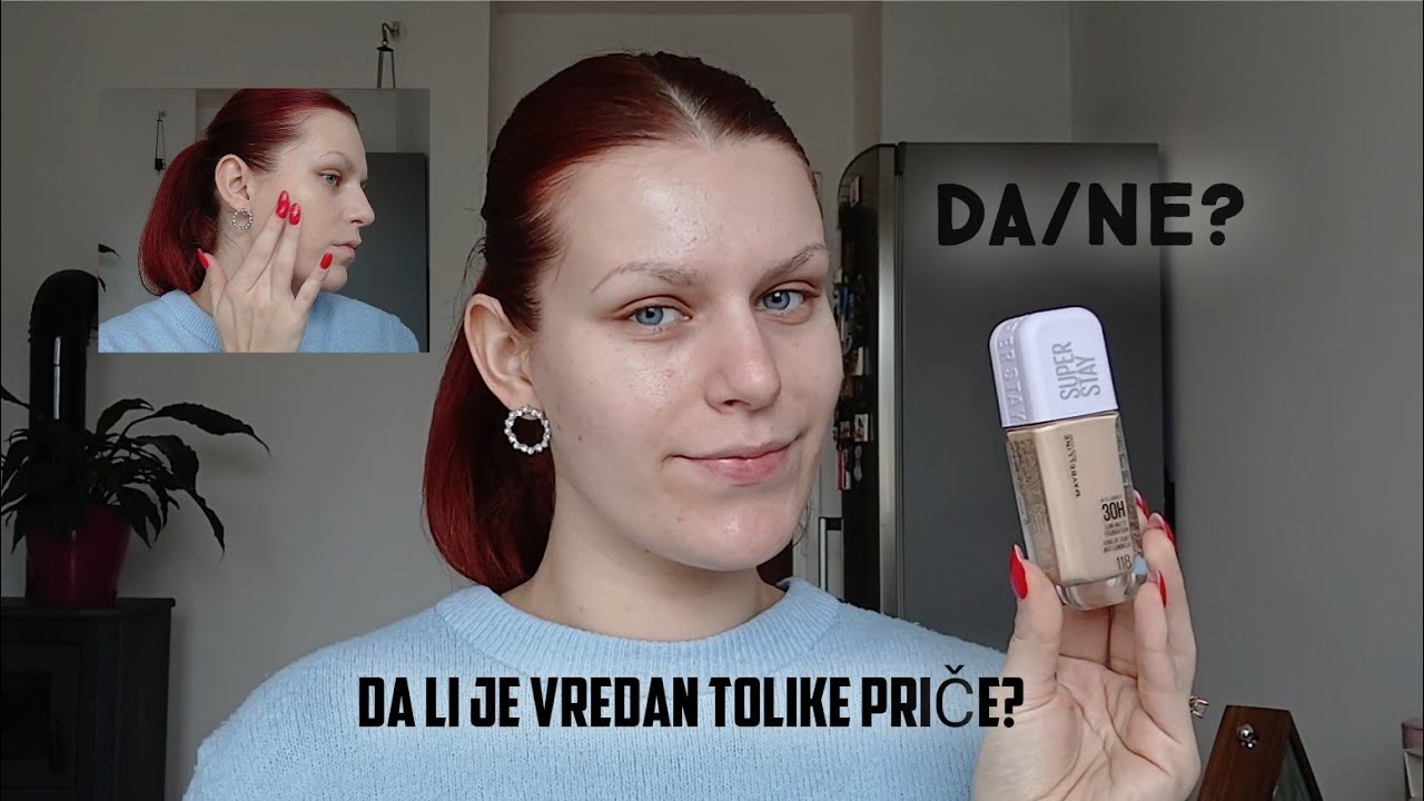 TESTIRANJE VIRALNOG PUDERA - MAYBELLINE SUPER STAY ✨️🎀