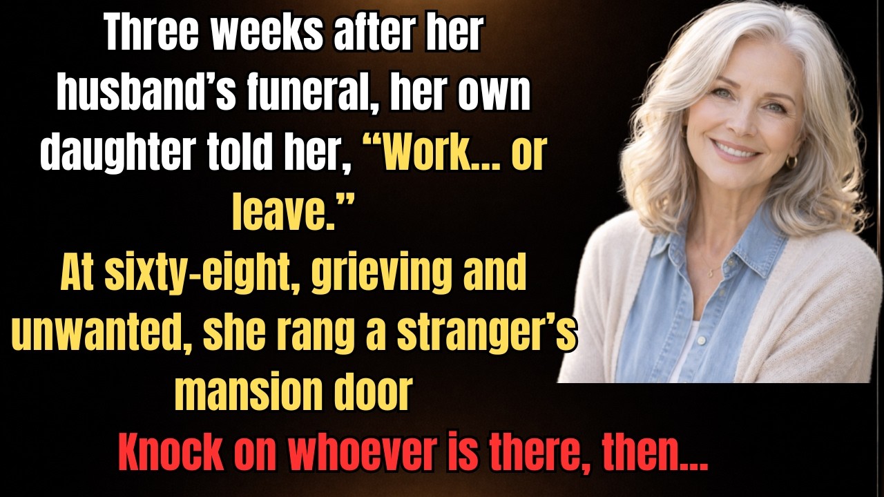 After I became a widow, my daughter said, “Either you work, or you’re out on the street!”...