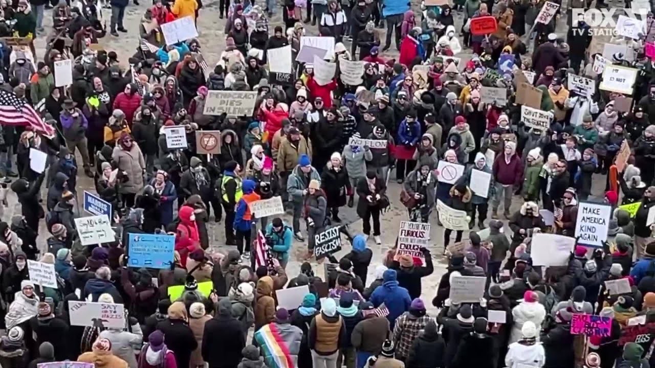 50 states, 50 protests demonstration held at Minnesota State Capitol [RAW]