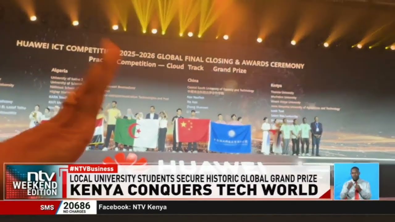 Kenyan trio beat over 200,000 contestants to win global ICT competition in China