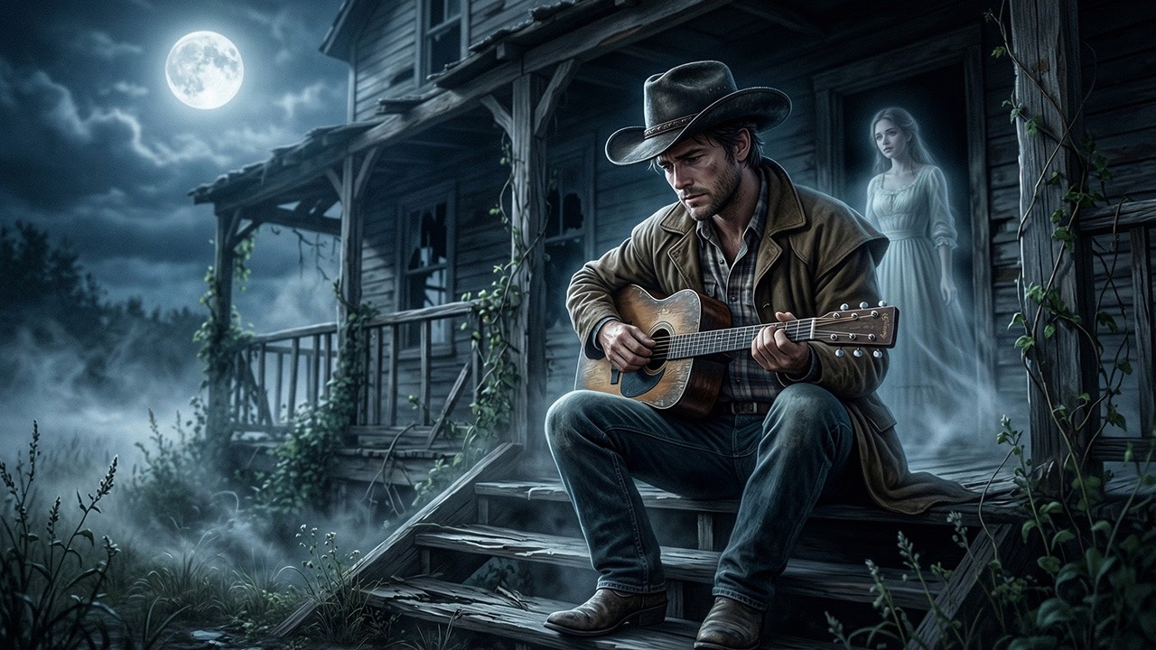 Las gotas de lluvia caen, envolviendo un corazón solitario. || Música Dark Country en Español