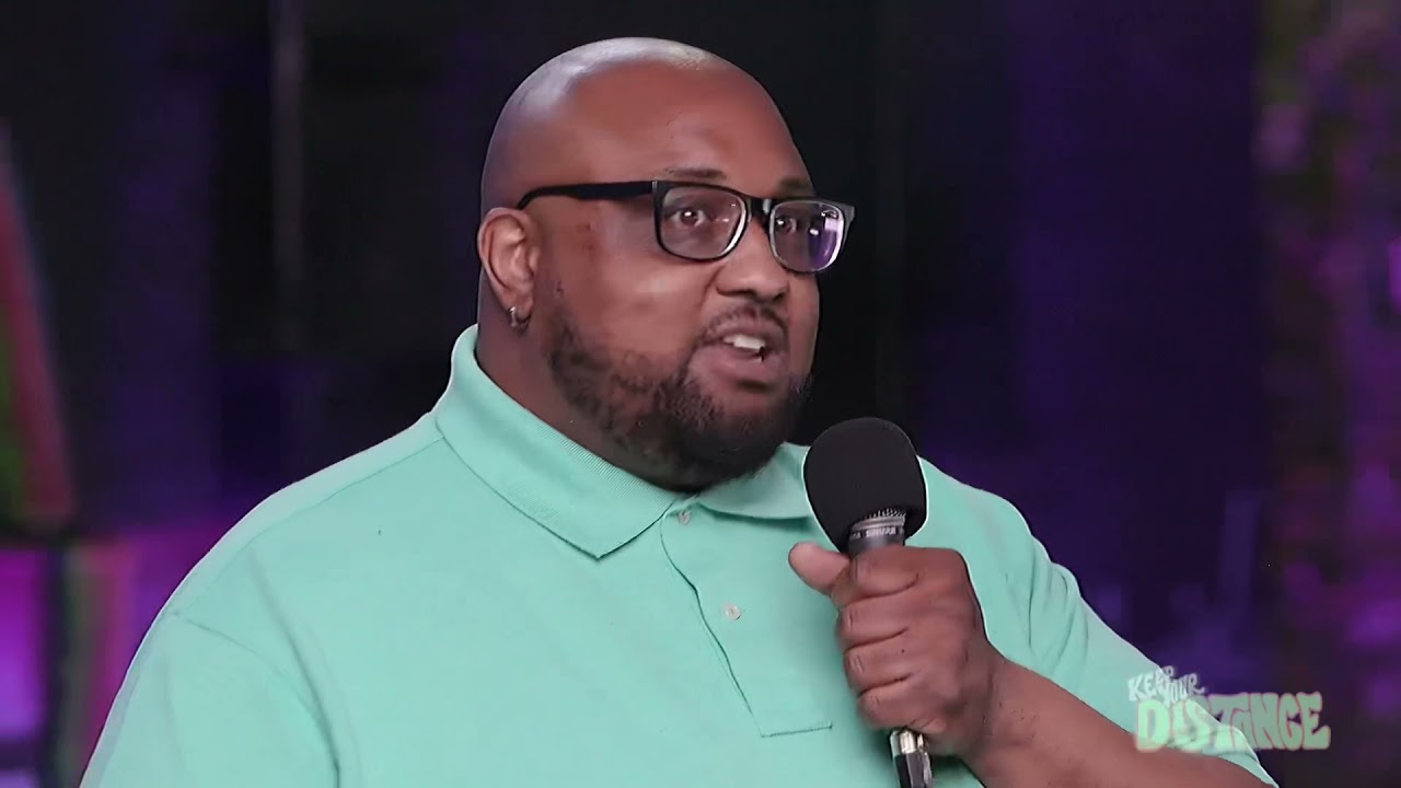 Charles Moore at the Keep Your Distance Comedy Show
