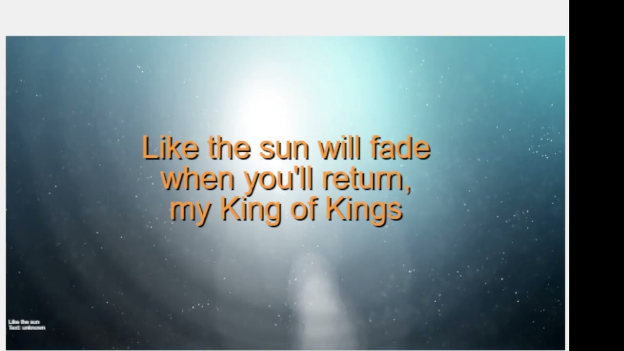Like the sun