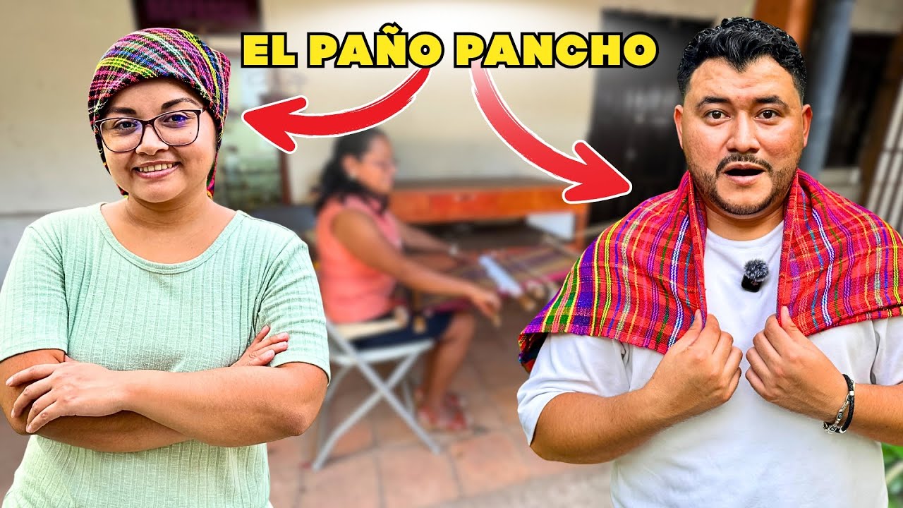 EL TRADICIONAL PAÑO PANCHO de EL SALVADOR | Los telares artesanales