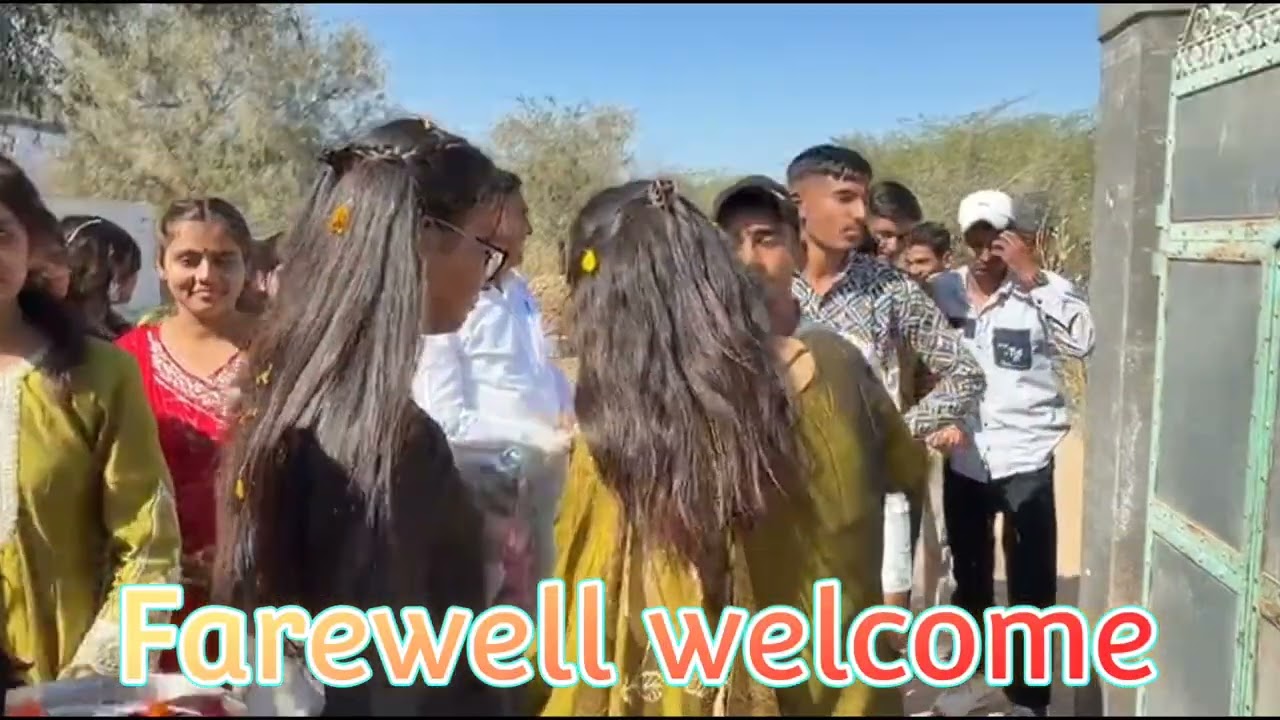 Welcome ऐसा होना चाहिए Farewell welcome #welcome #farewell 