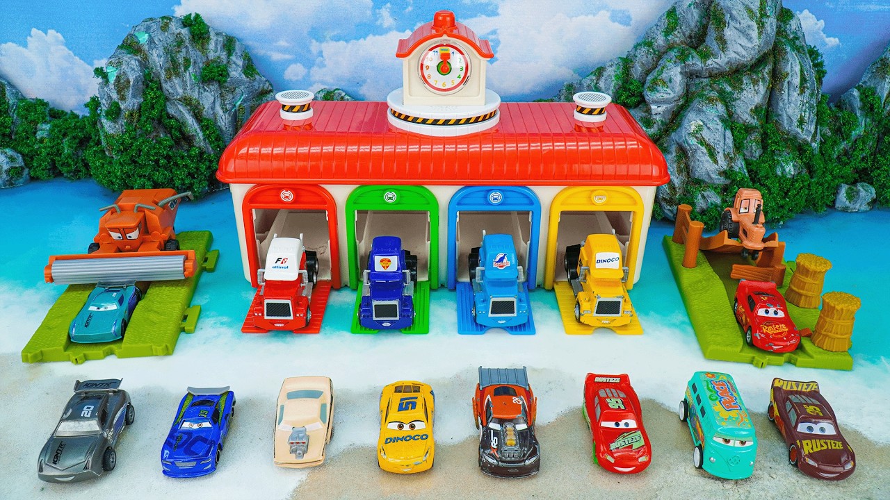 Disney Pixar cars unboxing Review & Tayo the Little bus | Disney cars Lightning McQueen | ASMR