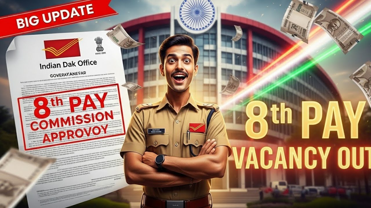 8th Pay Commission बदलेगी 3 लाख GDS की क़िस्मत Vacancy हैं खाली 😮 भर्ती प्रक्रिया समझे कैसे अप्लाई ✅