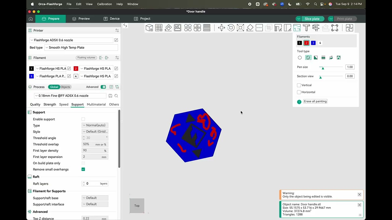 AD5X Color Paint Tool