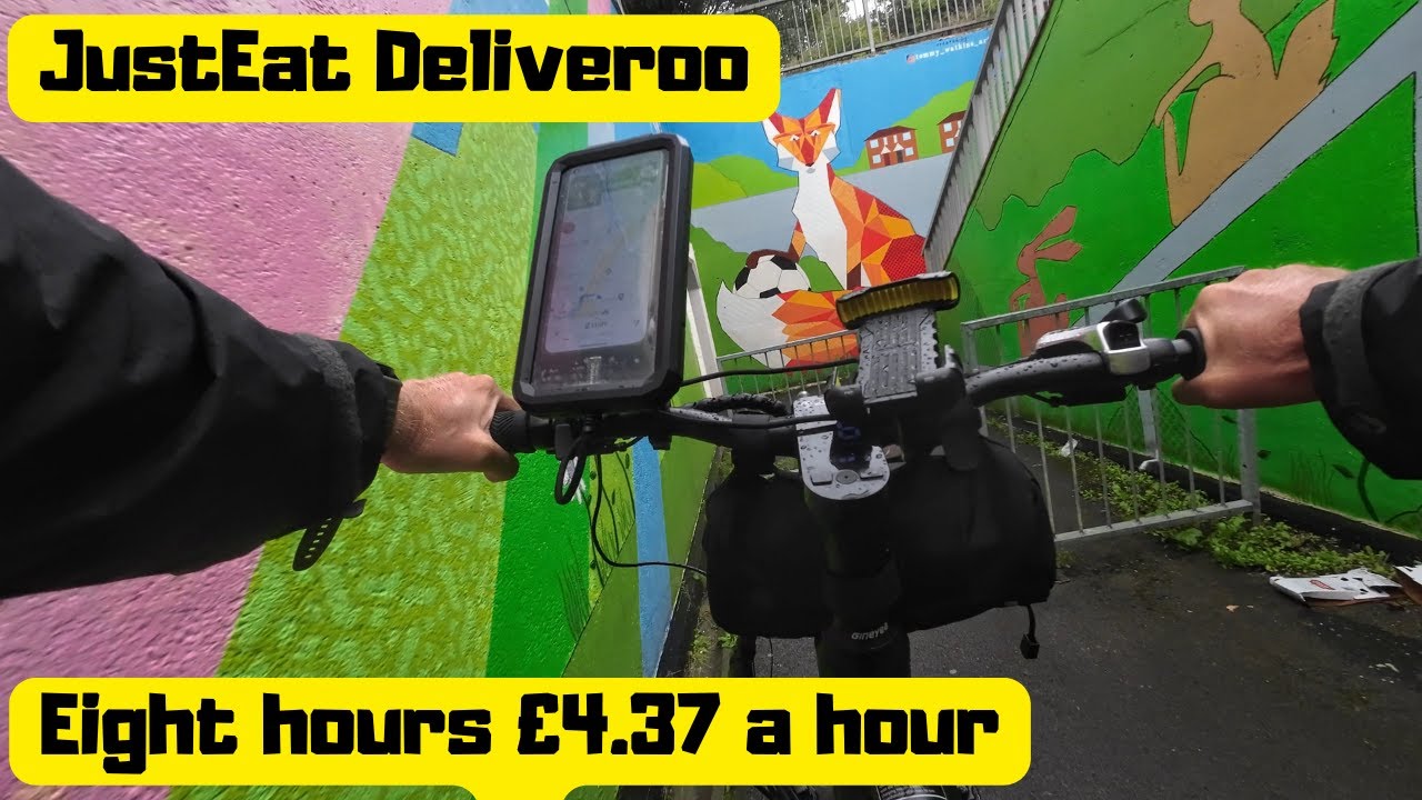 Penalty train fare wrong ticket purchased. Deliveroo and UberEats cycling around Oxford on a E-bike.